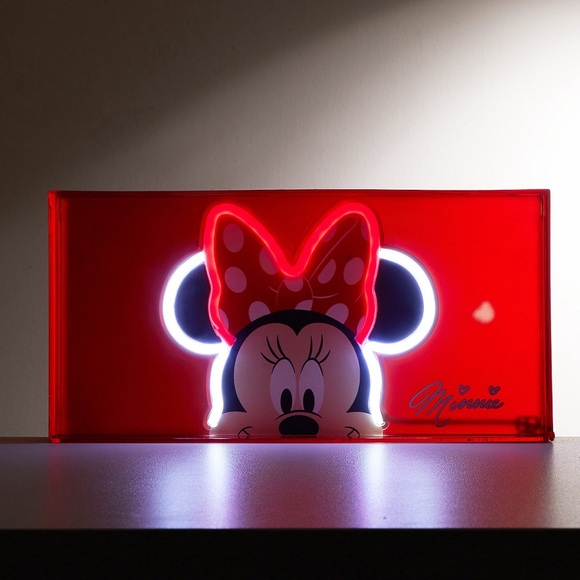 Disney's Minnie Mouse Neon LED Lamp Table Decor - Picture 4 of 8